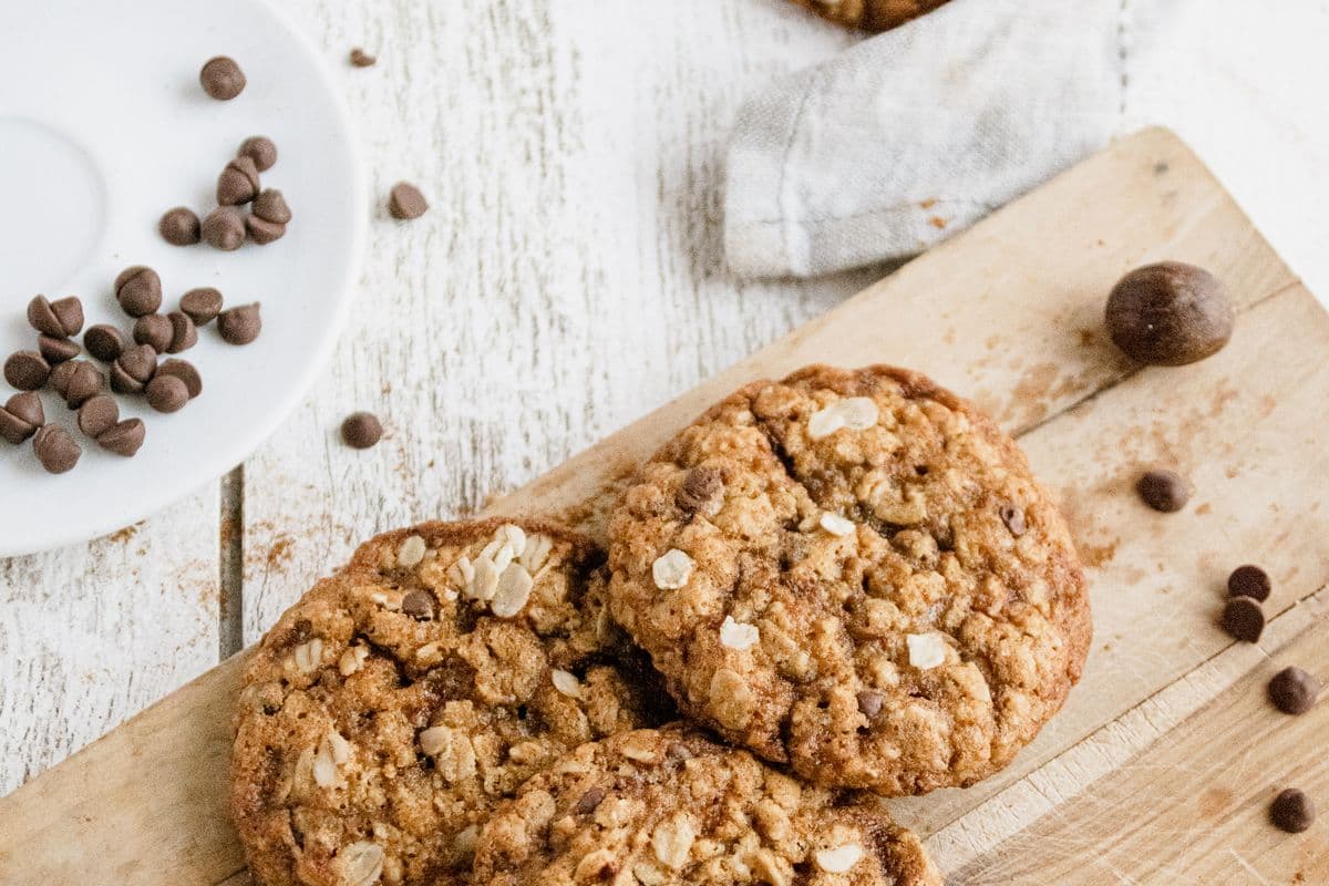 Cookies de Aveia e Chocolate