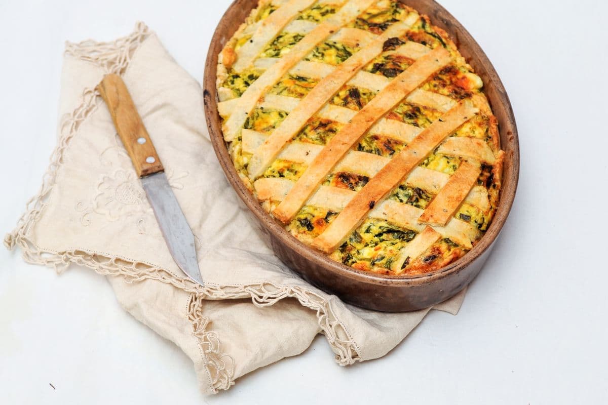 Quiche de Brócolis e Queijo