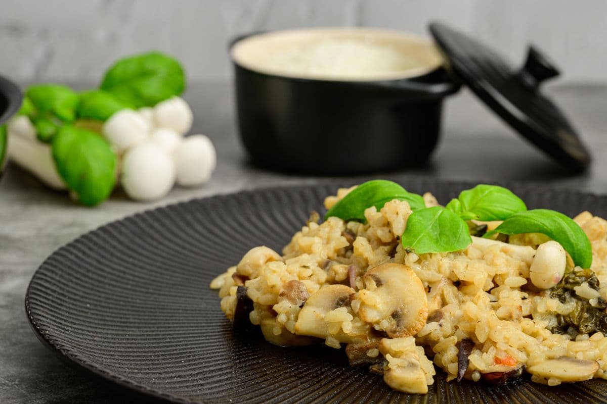 Risoto de Cogumelos Selvagens