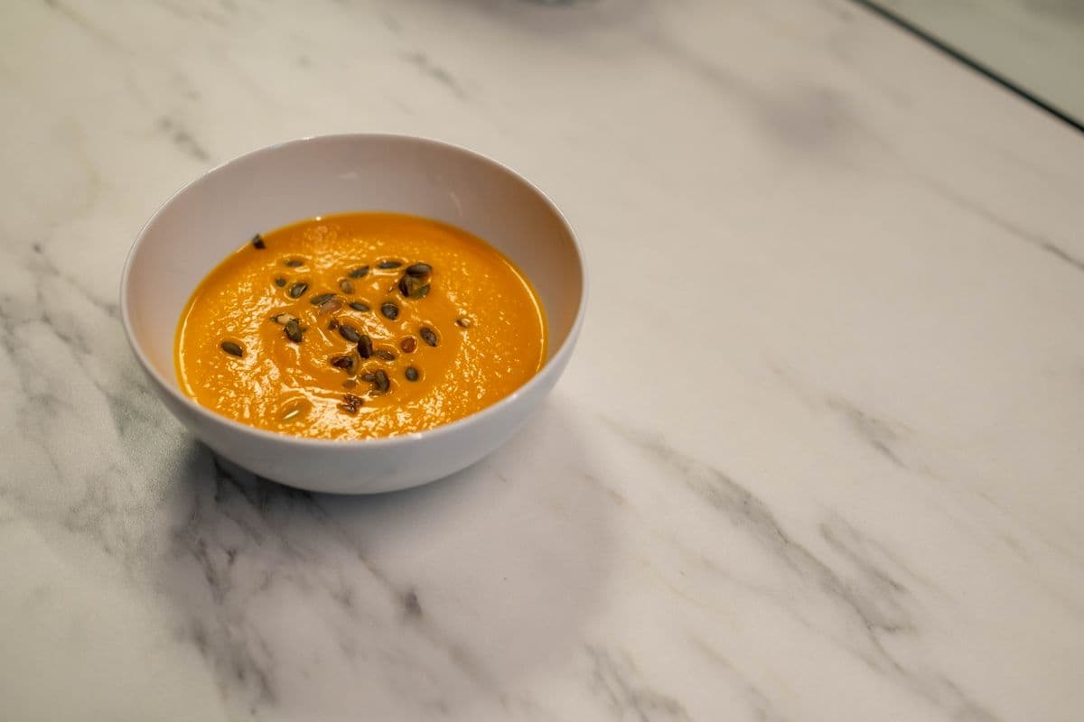 Sopa de Abóbora com Gengibre